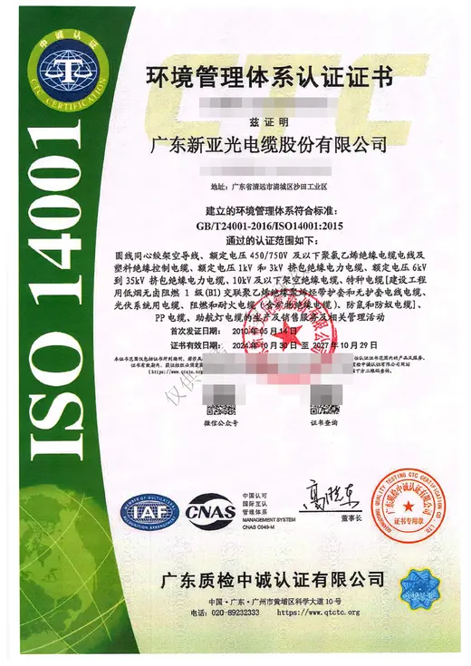 ISO 14001 Environmental Management